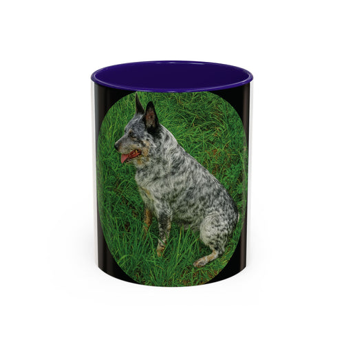 Australian Cattle Dog Photo Coffee Mug – Speckled Blue Heeler Ceramic Mug (11oz | 15oz)